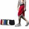 Shorts de basket-ball pour hommes Shorts de sport en vrac Pantalons de balle américains Séchage rapide Mesh Sports Pantalons à cinq points Été Streetwear 86JI #