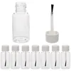 Storage Bottles 8 Pcs Pack Empty Nail Polish Bottle Gel Sample The Pet Reusable Gels