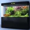 Dekorationer Anpassad Akvarium Bakgrundsaffisch med Selfadhesive Water Plants PVC Fish Tank Decoration Accessories Landscape Wallpaper