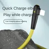 2024 90 Degree MFi Cable Game Cable for IPhon X8765 SE for Lighting To USB Charger Fast Charge Angled Cable Data Sync Elbow