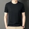 Maglioni da uomo girocollo T-shirt a mezza manica casual comoda e traspirante per uomo in primavera ed estate