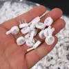 Rails 100Pcs Photo Frame Plastic Nail Painting Mirror Clock Wall Hook Hanger Concrete Hard Wall Utility Hooks White For Photo Frame