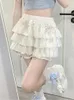 Юбки, однотонное милое модное бальное платье с бантом, японское плиссированное универсальное мини-платье Faldas, уличная одежда, эстетичная женская юбка Y2k