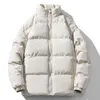 winter Jacket Men Parkas Thicken Warm Coat Mens Stand Collar Solid Color Casual Parka Women Fi New Streetwear 5XL 36ZC#