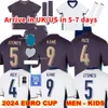 2024 Euro Cup Engeland BELLINGHAM voetbalshirts Nationaal team 2024 2025 TOONE voetbalshirt WIT HELDER KANE STERLING RASHFORD SANCHO GREALISH Heren kindertenue 35 34