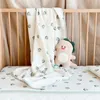 INS корейское летнее мягкое двухслойное банное полотенце для новорожденных, хлопковое одеяло для коляски, детское пеленальное одеяло, детское одеяло 240311