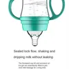Biberon antisoffoco con impugnatura Biberon WideCaliber fpr Born Dring Cup Dual Use Latte per neonati Acqua potabile 240322