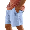 Shorts masculino esportivo algodão linho casual pijama solto bolso calça jogging pantalones de mujer cintura alta