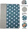 Tapis de jeu rembourré pour nourrissons, bébés, tapis d'éveil épais d'une seule pièce, tapis de sol de qualité supérieure sans odeur, lavable en machine pour un entretien facile