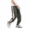 Pantalon droit lâche décontracté Style chinois Hommes Butt Patchwork Jogger Pantalon Mâle Harajuku 2024 Vêtements d'été Plus Taille M-8XL f1zf #