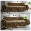 Pokrywa krzesełka Couch Couch Universal Sofa Ręcznik Vintage Farmhouse Protector z wykwintnym wzorem dla L