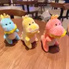 Peluş Dinozor Bebeği Keychain Yaratıcı Bebek Sevimli Schoolbag Askı Çanta Askı Bebek