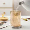 Burkar Creative Golden Deer Glass Storage Jar Amber Sealed Tea Can Food Milk Powder Sugar Jar Kök förvaring Container Hem Dekoration