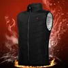 Intelligente Winter beheizte Jacke Männer Frauen USB elektrische thermische warme Kleidung Reißverschluss 9 Bereiche Ze für Outdoor-Jagd für Cam U5yg #