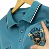 2024 Summer Embroidered Polo Shirt Men Hot High Quality Men's Short Sleeve Breathable Top Busin Casual Polo-shirt for Men K5Mk#