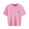 Zomer korte mouwen Dames Knits T-shirt trui casual Knitwear Dames merkontwerper Knits tops Maat S-XL
