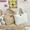 디자이너 럭셔리 패션 토트 백 2024 한국 새로운 유행 플러시 가방 미니멀리스트 문학 핸드 헬드 여자 가방