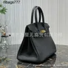 Bk Genuine Leather Handbag Family She Used to Sew H's Portable Women's25bk30togo Swift 89 Black Gold Original Logo