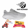 Buty designerskie buty do biegania na zewnątrz trampki Sports Bondi 8 Clifton 9 Triple Black Ventilation Treners Jogging Arbon X2 Duży rozmiar 36-45