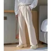 Mens Suits Blazers Street Giyim Erkekler Rekreasyonel Fermuar Çatal Çatal Batı tarzı Pantolon Toka Tasarım Düz Silindir Siyah Otgkz