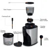 Grinders Biolomix automático Burr Mill Cafeter Greder, com 31 configurações de moagem para café turco de café expresso derramar sobre