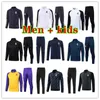 2024 Real Madrids Jacket Tracksuit Set 23 24 25 Madrides Vini Jr. Bellingham Training Suit Camaveringa Modric Football Jackerts män barn Chandal Futbol Survetement