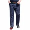 Stor storlek 10xl 145 kg Summer Men Pants Byxor Stretch Elasticity Loose Big Sale Men Classic Khaki Office Pants Z3JK#