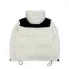 Herrvästar 2024 Winter Down Jacket Top Warm Coat Par Casual Fashion White Duck Women's Outdoor Clothes