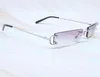 نظارة شمسية خمر remless cariter مربع صغير كبير C مصمم أشعة الشمس النظارات بارد مغني الراب الإطار نظارات الحفلة الإيطالية G3977285