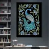 Stitch Diamond Embroidery Vintage Bat Owl Goat Hedgehog Lion Snake Diamond Painting Folk Animal Art Cross Stitch 5D Full Drill Decor