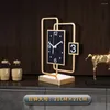 Horloges de table Décorations pour la maison Numérique Métal Électronique Moderne Salon Chambres Fantaisie Vintage Zegar Décor