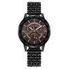 Fashion Digital Three Eyes Plastic Belt Quartz Watch Women's Edition