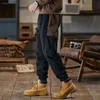 2024 Элегантный Fi Harajuku Slim Fit Ropa Hombre Свободные повседневные брюки Универсальные брюки-карго Лоскутные прямые леггинсы цилиндра y50t #