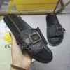 Scarpe FF di lusso Pantofole sandali firmati per uomo Donna Moda classica Scivoli in broccato floreale Appartamenti in pelle Gomma Nero Bianco Infradito Mocassini da spiaggia