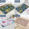 Mats Super Absorbent Bath Shower Mat Bathroom Rug Customized NonSlip Entrance Doormat Floor Toilet Mats Soft Mud Rugs