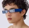 Yeni moda hip hop komik güneş gözlüğü n çerçeve geniş bacak güneş gözlüğü siberpunk güneş1278784