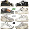 9s Top Qualité Cuir Daim Designer Casual Chaussures Femmes Hommes Mid Star Plateforme Baskets Rose Bourgogne Glitter Argent Or Vintage Italie Marque Plat Sports OG Entraîneur