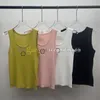 Highly Elastic Sport Vest Women Knitted Tanks Top Letters Jacquard Yoga Tee Sleeveless T Shirts