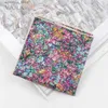 Chusteczka 27 cm Nowy wydrukowany duży uchwyt bawełniany męski hanji Bankiet Pocket Square Flower Prezent Akcesoria Y240326