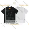 Vlon Designer Chest Letter Laminerad tryck Kort ärm High Street Löst överdimensionerad Casual T-shirt Pura Cotton Tops för män och kvinnor M-3XL 788