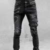 alla havsmän byxor fi hål brytning uthållighet denim pant streetwear vintage zip jeans avslappnad stor storlek jeans byxor r8ln#