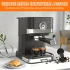 Aeom Mitt 20bar Press Maker com temperatura Display Milk Frother System pode fazer o café mais americano Cappuccino Espresso