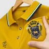 2024 Summer Embroidered Polo Shirt Men Hot High Quality Men's Short Sleeve Breathable Top Busin Casual Polo-shirt for Men K5Mk#