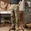 Pantalons pour hommes printemps décontracté 2024 en coton classique affaires Stretch pantalon droit mâle Cargo Y2k marque vêtements
