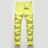 Jeans casual da uomo primaverili ed estivi Pantaloni a gamba dritta Fi 12 Regalo Ragazzo Calzino Little House Big U8zE #