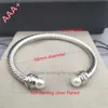 Jewelry Mens Dy Trend Bracelet Gold Charm Designer Women Platinum Twisted Wire Bracelets Hot Round Plated Head Hemp Fashion Versatile Selling Jewelrys EW56