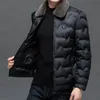 Winter Winddicht Jas Mannen Parka Dikker Warme Jas Heren Stand Kraag Jassen Effen Kleur Parka Jas Fi Nieuwe Streetwear o0vV #