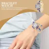 Montres-bracelets montre-bracelet: montre-bracelet montre-bracelet délicate mode en acier inoxydable luxe femme