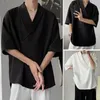Aktif Gömlek Erkekler Katı Külot Japon Mutfağı Suşi Gömlek Yaz Kimono İş Giysileri Baskı Logo Yemek Yemekleri