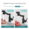 Bathroom Sink Faucets Stainless Steel 360° Rotating Faucet Cranes Mixer Cold Water Gourmet Kitchen Shower Head Plumbing Tap